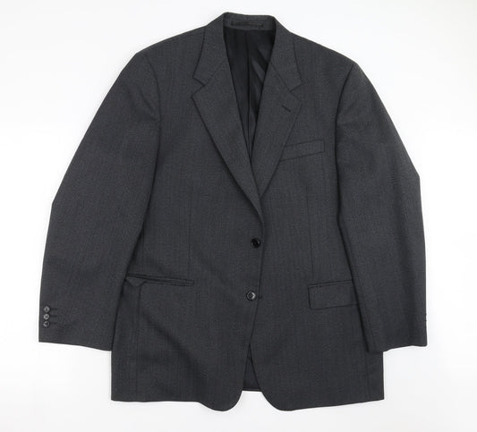 Mens UK Size 46 Wellington Regular Grey Suit Jacket