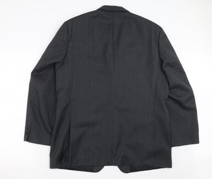 Mens UK Size 46 Wellington Regular Grey Suit Jacket