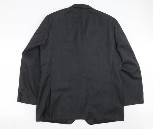 Mens UK Size 46 Wellington Regular Grey Suit Jacket