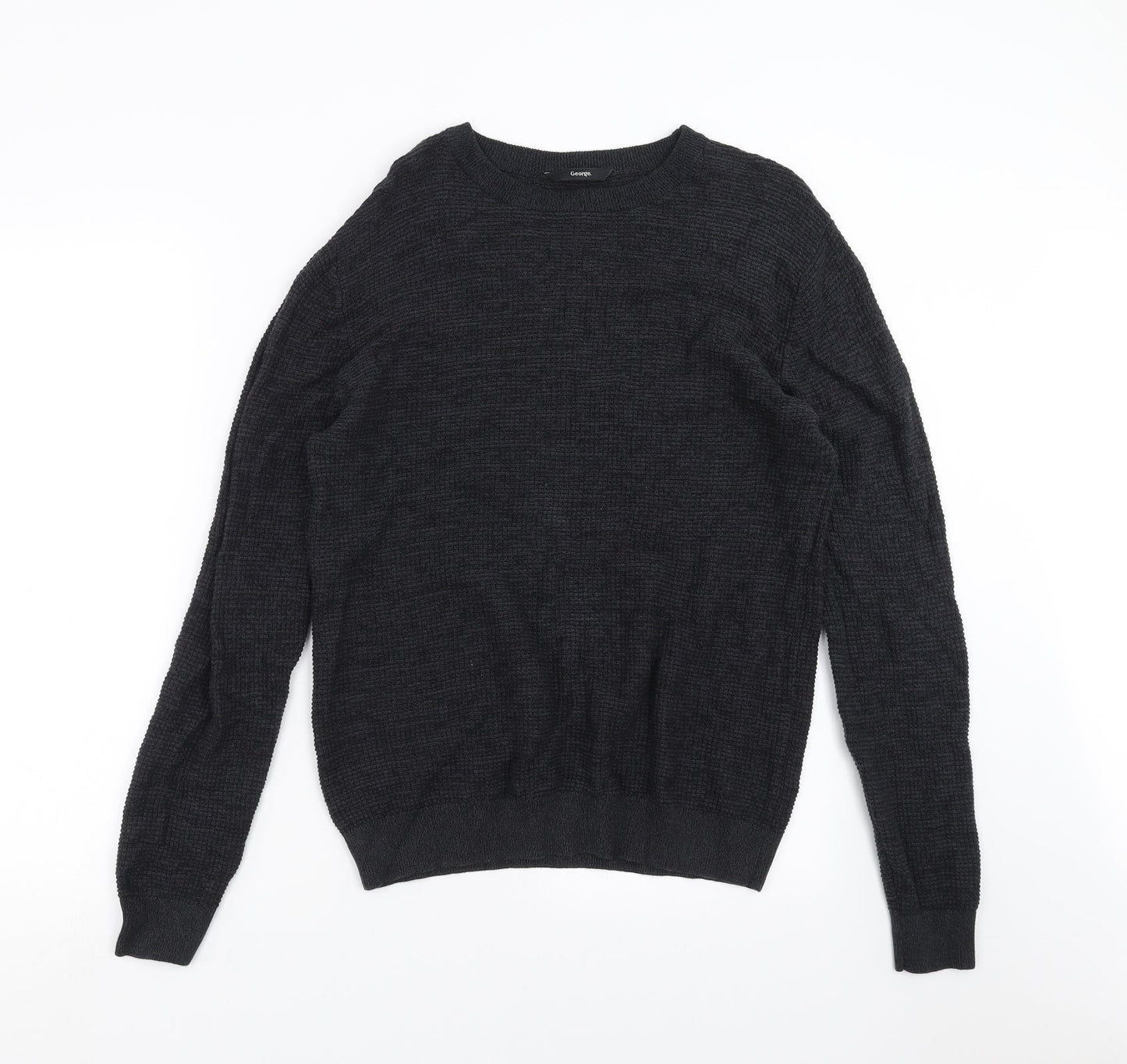 George Mens Grey   Pullover Jumper Size M