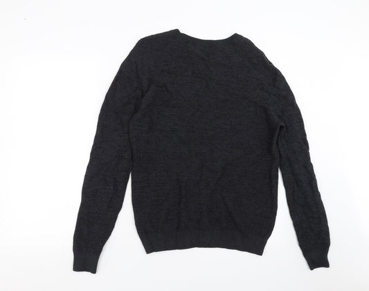 George Mens Grey   Pullover Jumper Size M