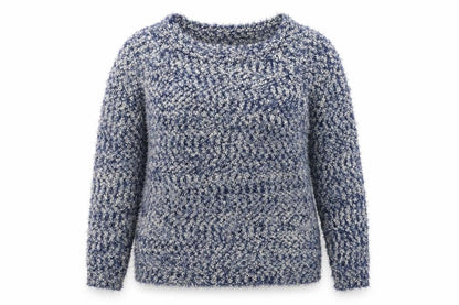 Womens UK Size L Pebble Bay Blue Pullover Jumper