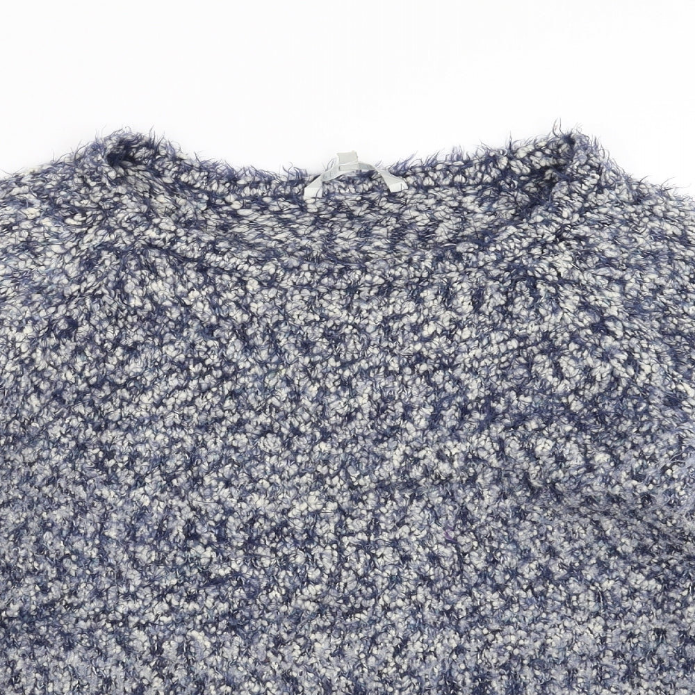 Womens UK Size L Pebble Bay Blue Pullover Jumper