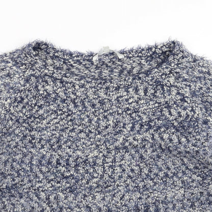 Womens UK Size L Pebble Bay Blue Pullover Jumper