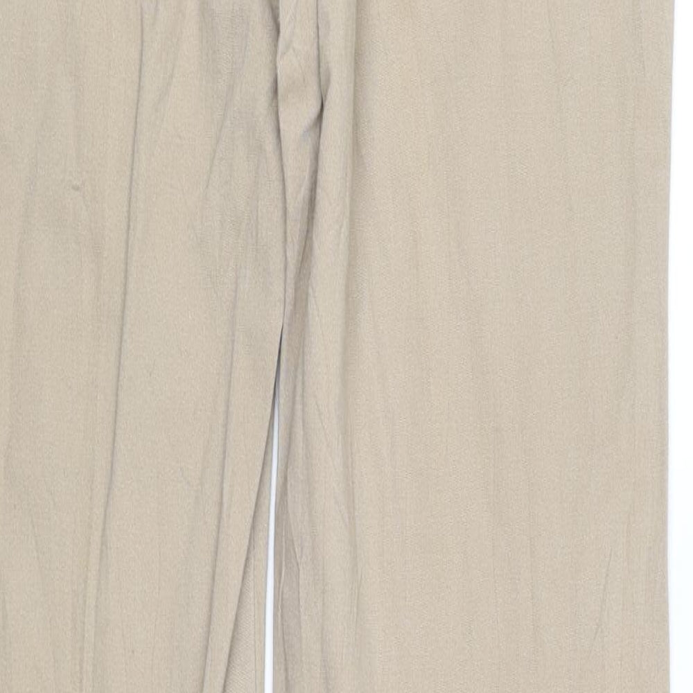 Denim co Womens Beige  Denim Straight Jeans Size 12 L27 in