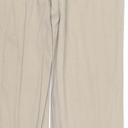 Denim co Womens Beige  Denim Straight Jeans Size 12 L27 in