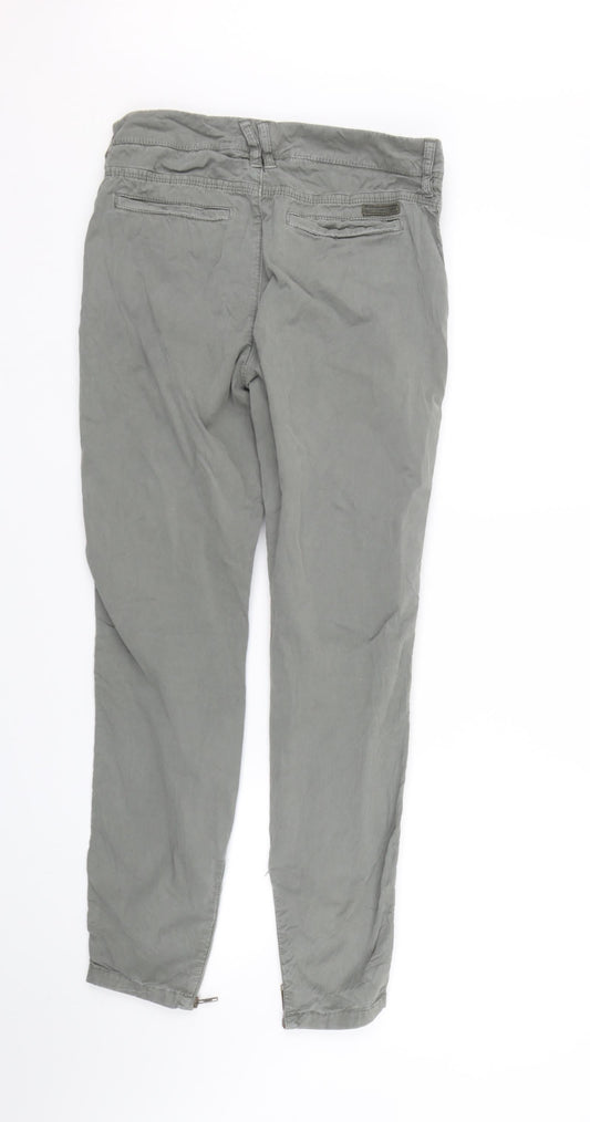 Womens UK Size 28 Drykorn Regular Fit Cargo Grey Trousers