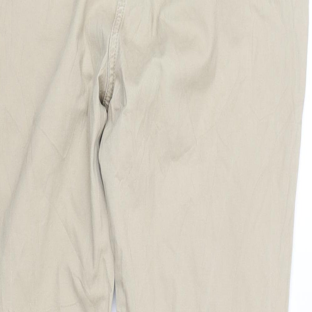 Womens UK Size 34 Per Una Regular Fit  Beige Trousers