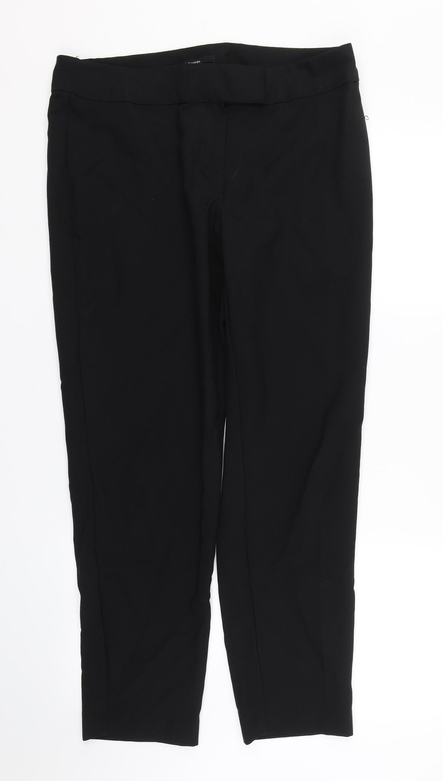 George Womens Black   Trousers  Size 14 L25 in