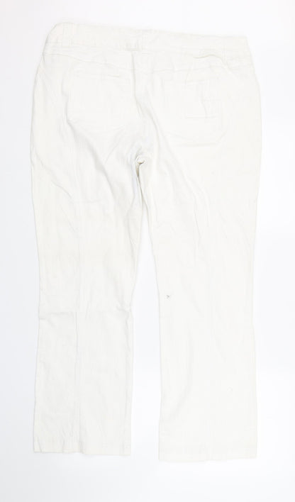 Together Womens White  Denim Straight Jeans Size 20 L26 in