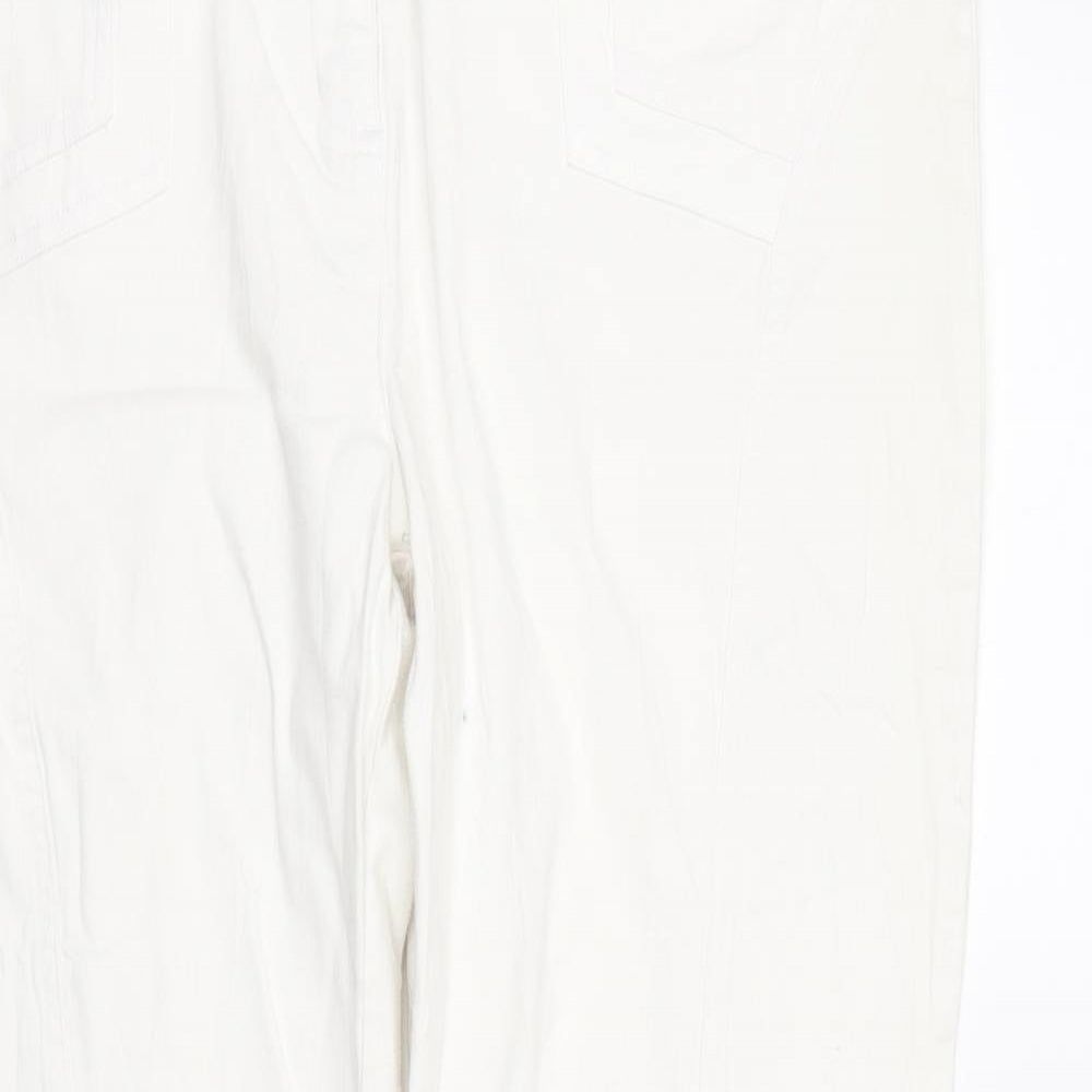 Together Womens White  Denim Straight Jeans Size 20 L26 in