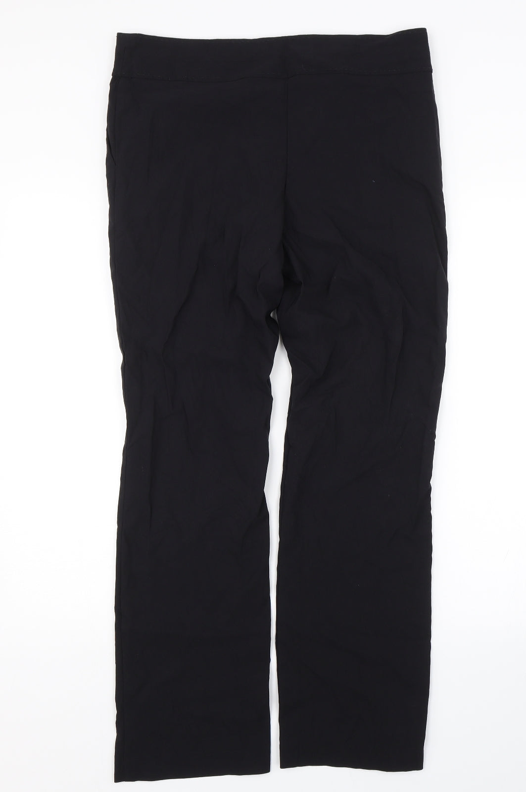 Womens UK Size 14 Papaya Regular Fit  Black Trousers