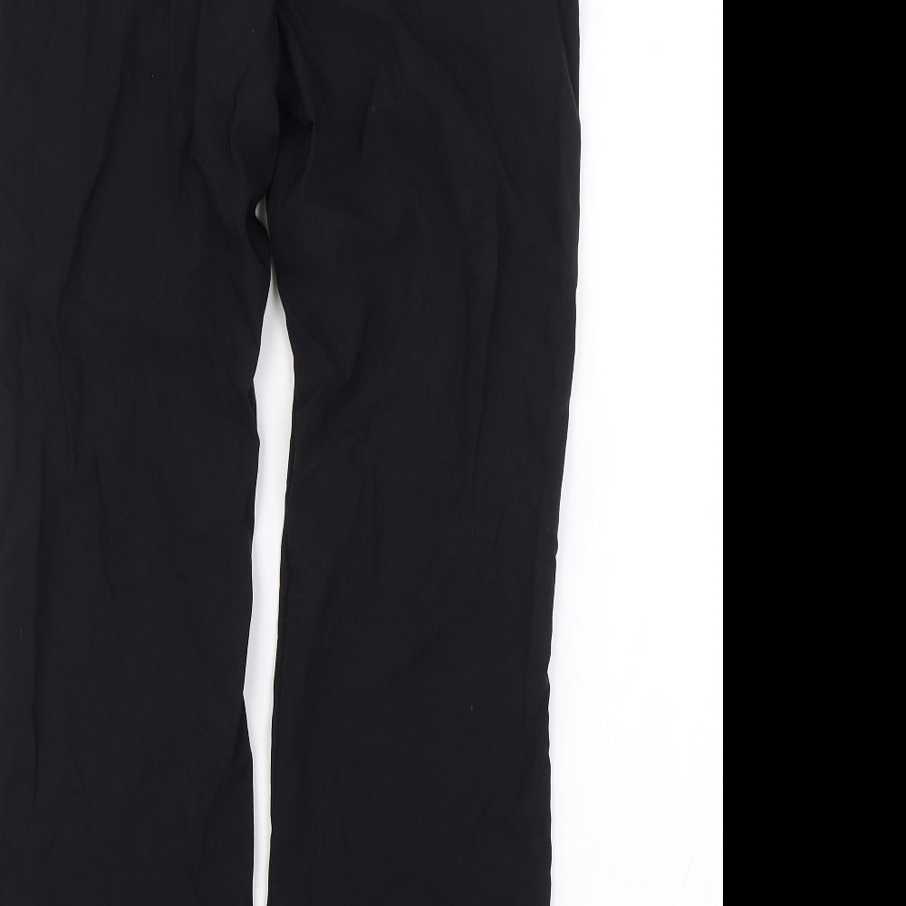 Womens UK Size 14 Papaya Regular Fit  Black Trousers
