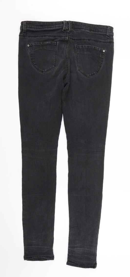 Denim co Womens Black  Denim Jegging Jeans Size 14 L30 in