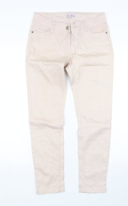 BE Beau Womens Pink  Denim Skinny Jeans Size 10 L25 in