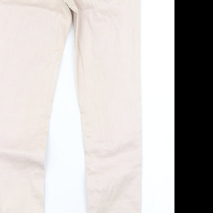 BE Beau Womens Pink  Denim Skinny Jeans Size 10 L25 in