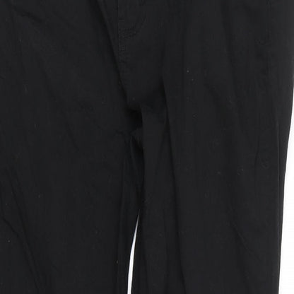 Miss Cherry Womens Black  Denim Straight Jeans Size 32 L28 in