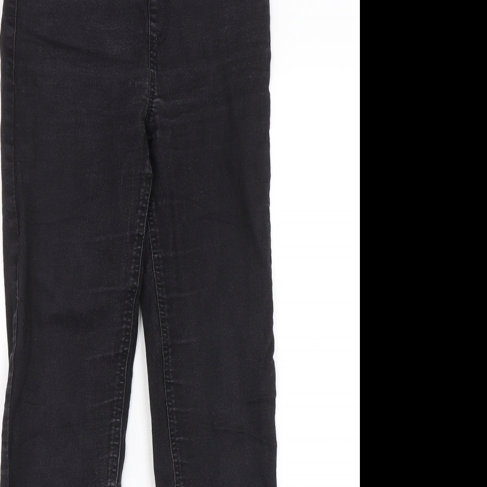 M&S Womens Black  Denim Jegging Jeans Size 8 L24 in