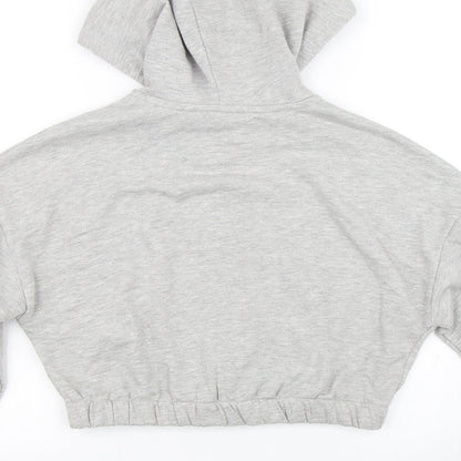 Wednesday Girl Womens Grey   Full Zip Hoodie Size XS