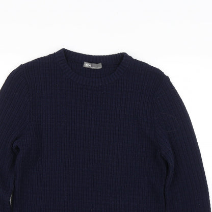 ASOS Mens Blue   Pullover Jumper Size S