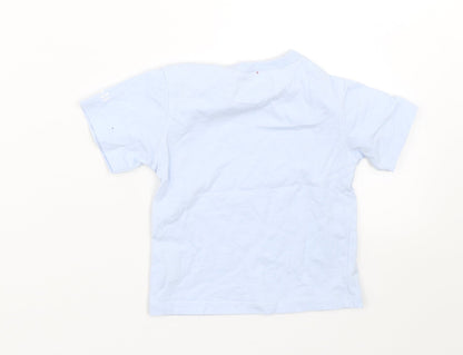 Boboli Baby Blue   Basic T-Shirt Size 12 Months