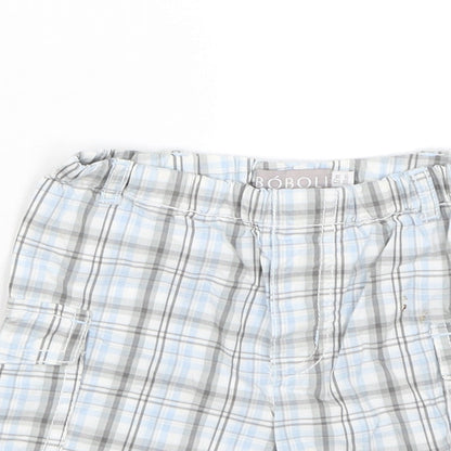 Boboli Baby Blue Check  Cropped Trousers Size 12 Months  - Shorts