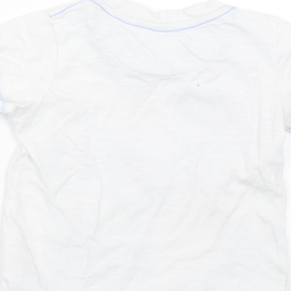 Mothercare Boys White   Basic T-Shirt Size 18-24 Months  - Summer