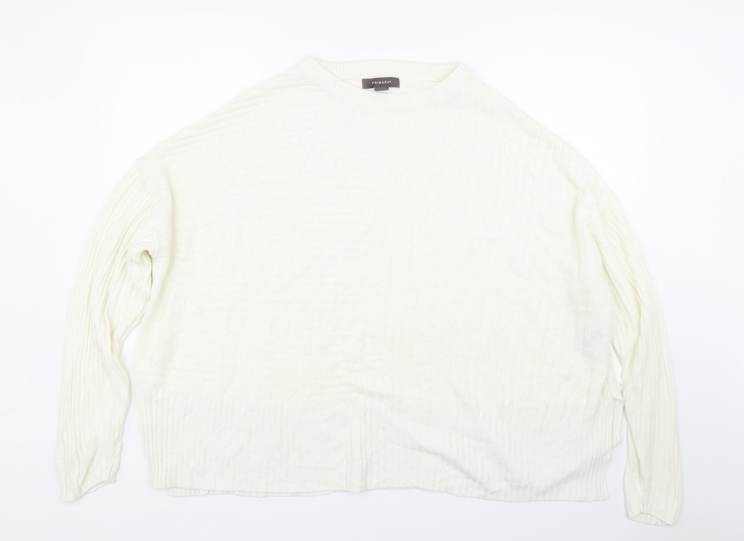 Primark Womens Beige   Pullover Jumper Size 14