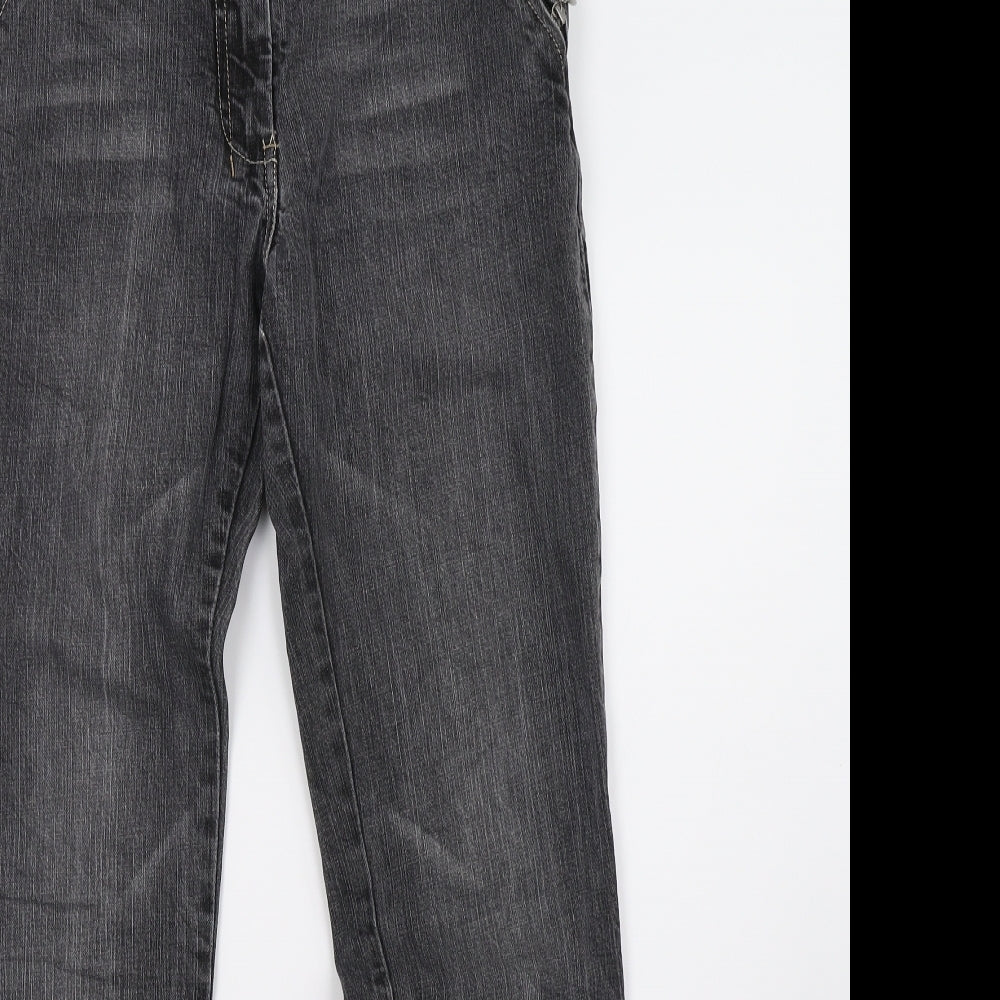 Gina Benotti Womens Grey  Denim Straight Jeans Size 12 L32 in