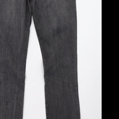 Gina Benotti Womens Grey  Denim Straight Jeans Size 12 L32 in