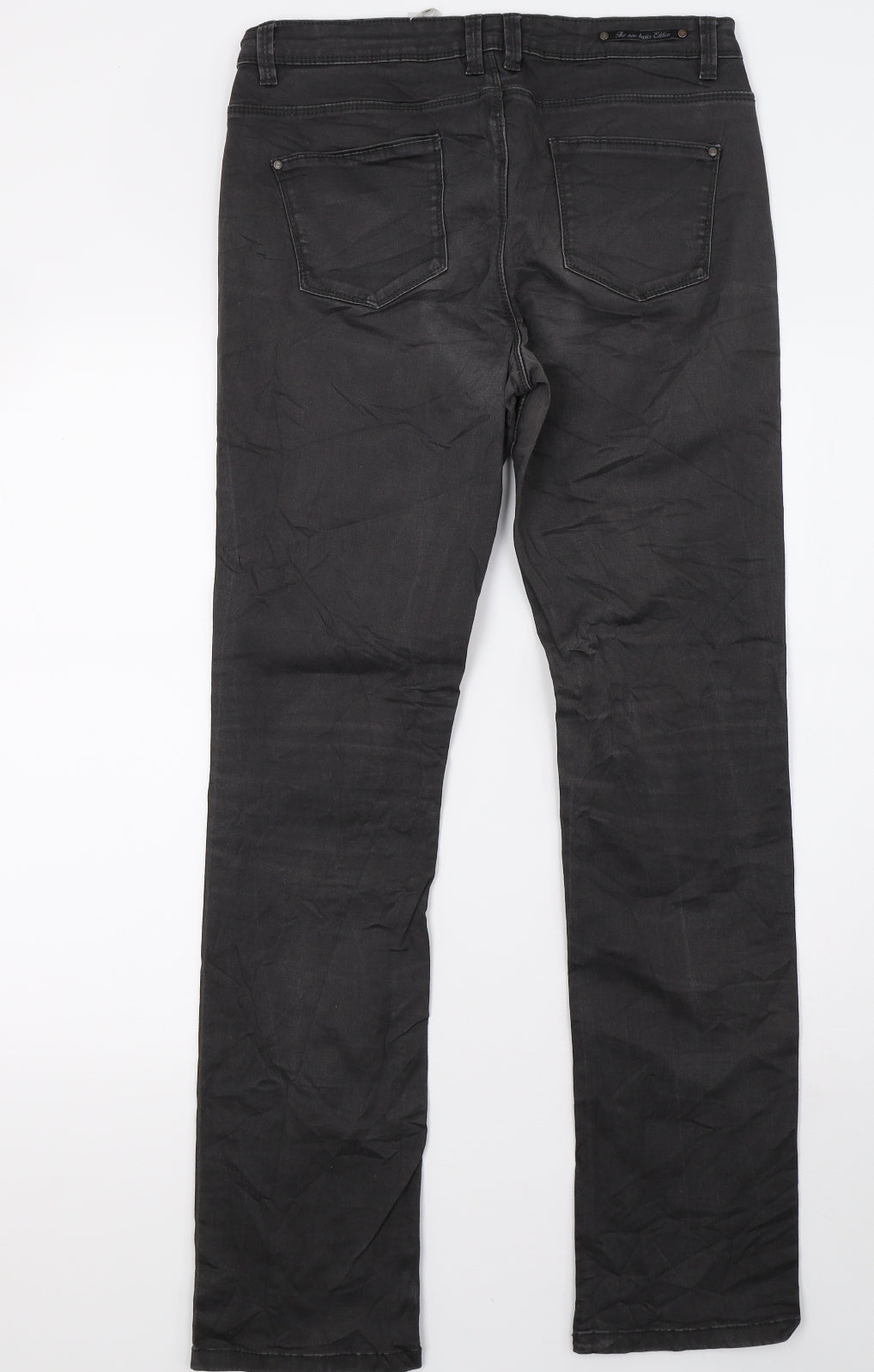 camateu Womens Grey  Denim Skinny Jeans Size 12 L32 in