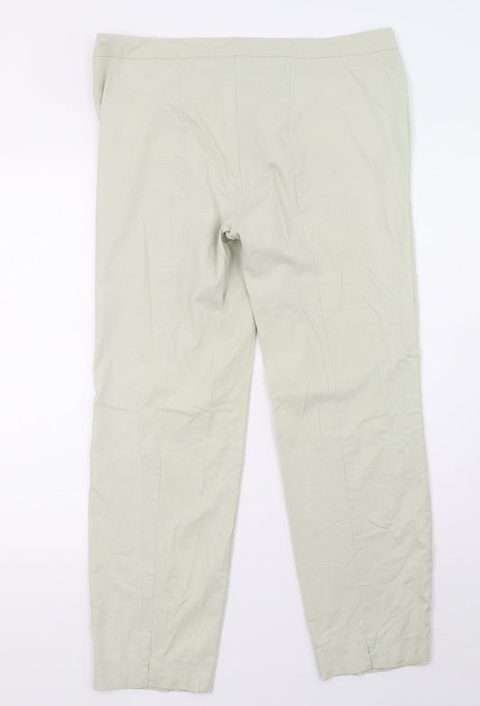 ponte vecchio Womens Green   Trousers  Size 14 L30 in
