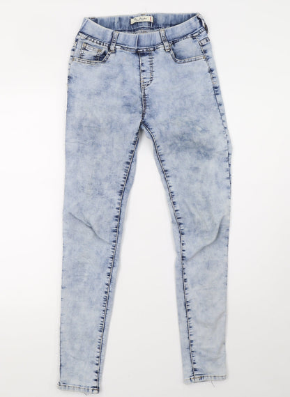 Womens UK Size 8 by sasha Regular Fit Skinny Blue Jeans