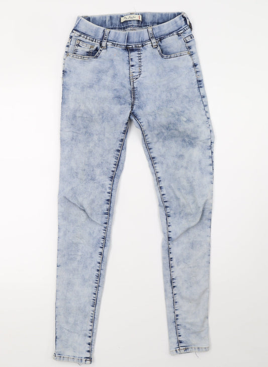 Womens UK Size 8 by sasha Regular Fit Skinny Blue Jeans