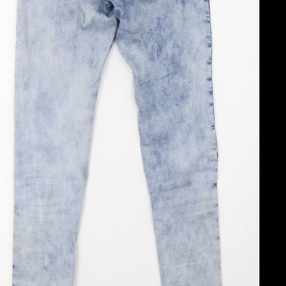 Womens UK Size 8 by sasha Regular Fit Skinny Blue Jeans