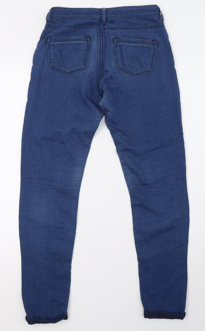 New Look Womens Blue  Denim Skinny Jeans Size 6 L32 in