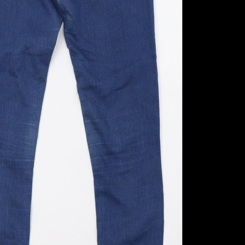 New Look Womens Blue  Denim Skinny Jeans Size 6 L32 in