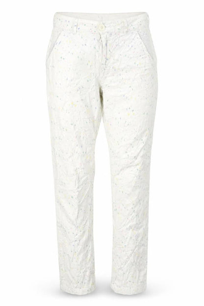 bikbak Womens White Polka Dot  Trousers  Size XS L30 in