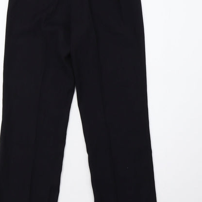 Preworn Boys Black   Sweatpants Trousers Size S - school wear
