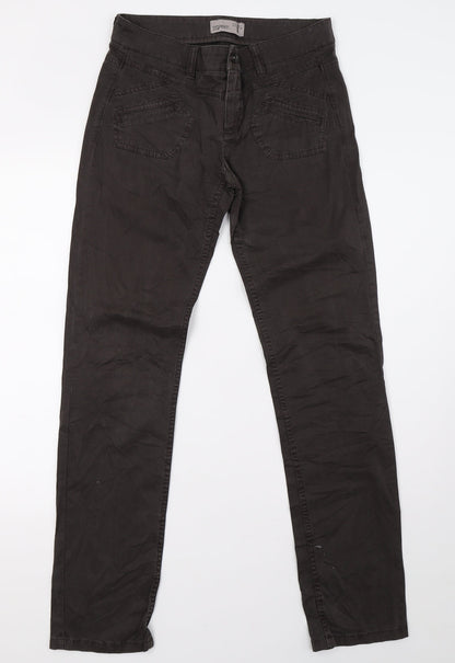 sprit Womens Brown  Denim Trousers  Size 8 L32 in