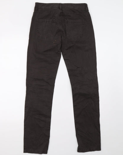sprit Womens Brown  Denim Trousers  Size 8 L32 in