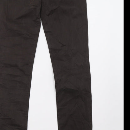 sprit Womens Brown  Denim Trousers  Size 8 L32 in