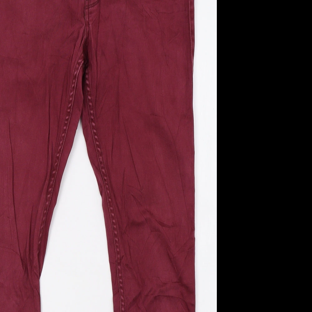 Hollister Womens Purple  Denim Skinny Jeans Size 8 L28 in