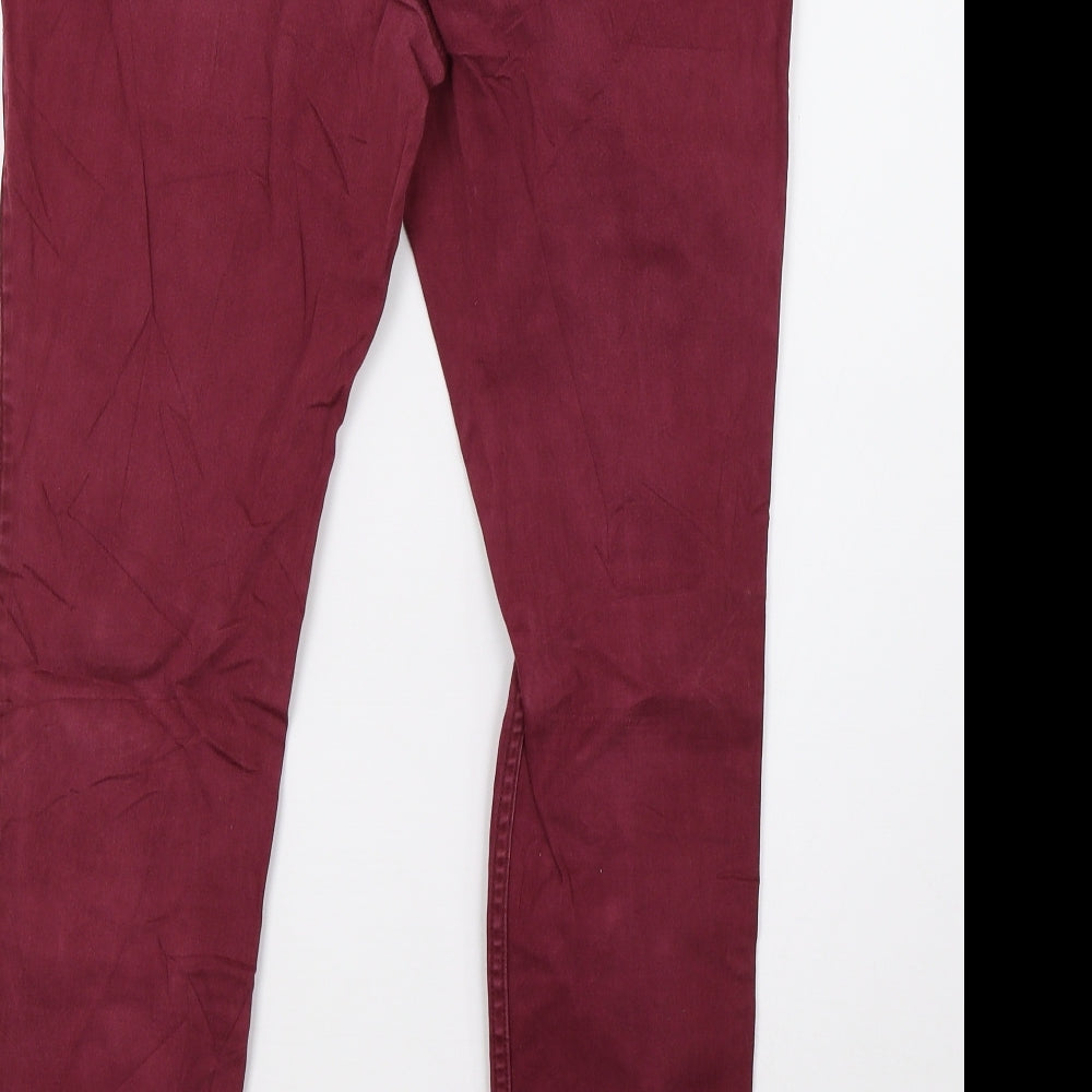 Hollister Womens Purple  Denim Skinny Jeans Size 8 L28 in