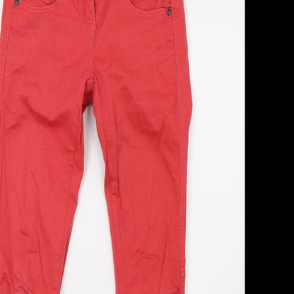 NEXT Womens Pink  Denim Skinny Jeans Size 6 L28 in