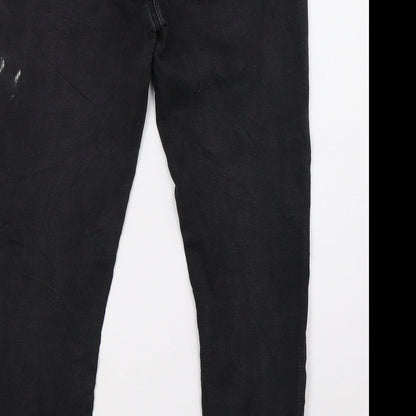 be you Womens Black  Denim Skinny Jeans Size 6 L30 in