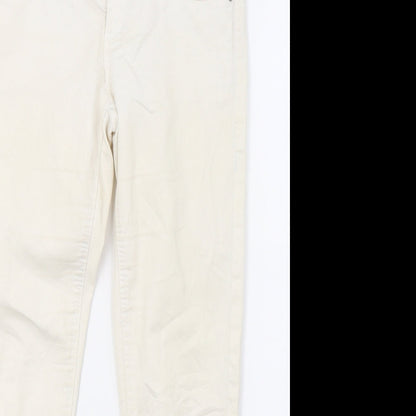 Clockhouse Womens White  Denim Skinny Jeans Size 10 L26 in