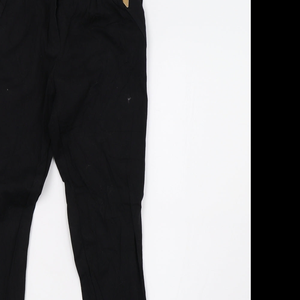 Pippa & Julie Womens Black   Straight Jeans Size 10 L27 in