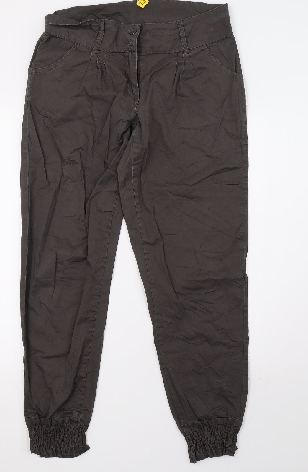 Womens UK Size 14 Preworn Regular Fit Skinny Grey Jeans