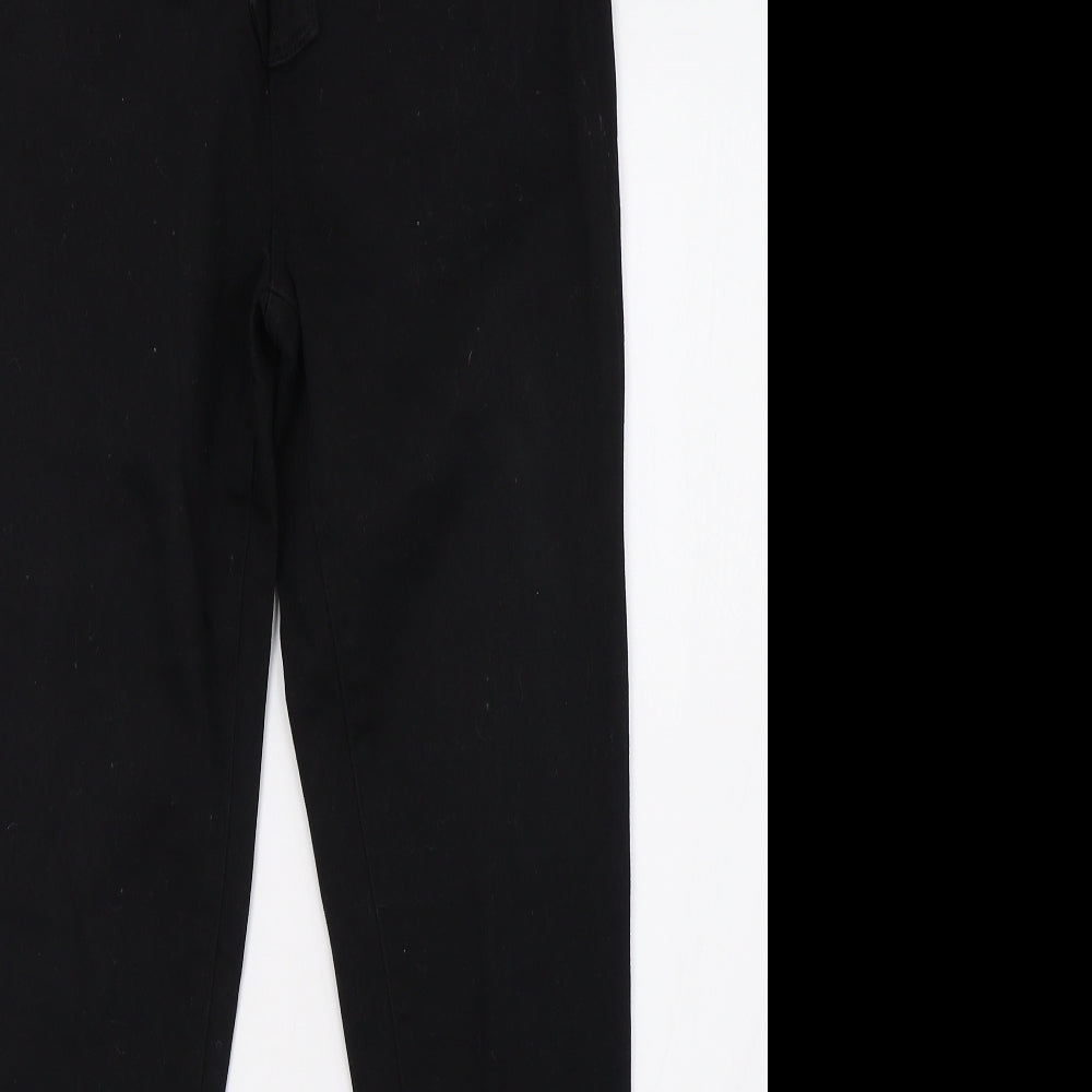 Womens UK Size 10 Preworn Regular Fit Skinny Black Jeans